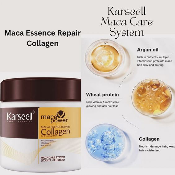 Combo Karseell Hair Mask with Nourishing Oil – Ultimate Repair & Shine