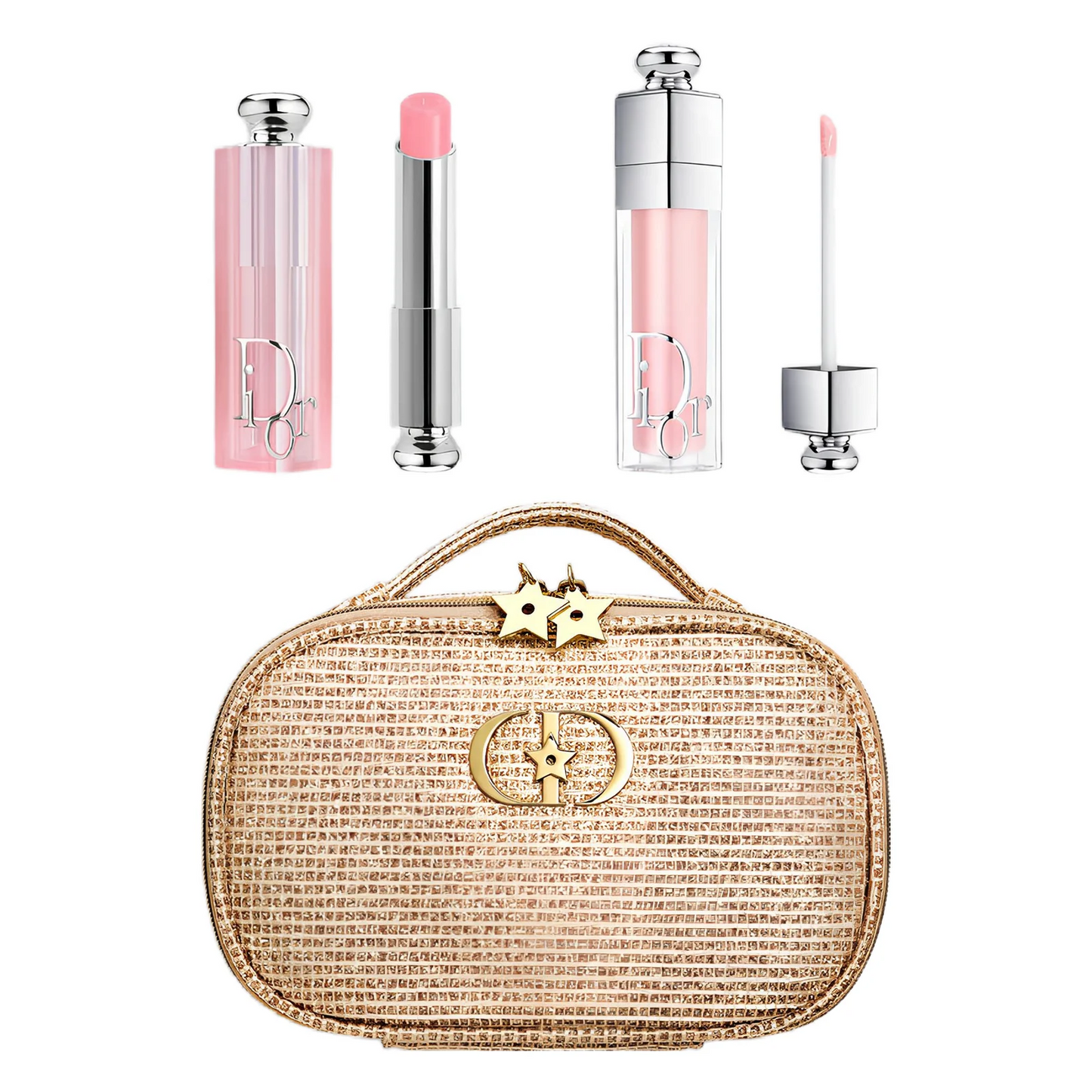 Dior Makeup Pouch in Limited Edition with Lip Balm and Lip Gloss