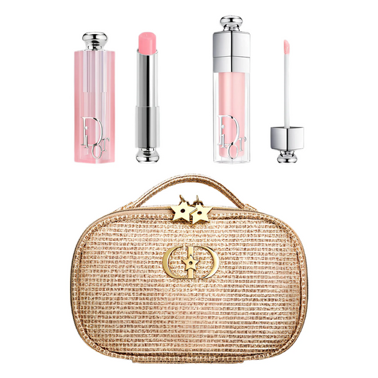 Dior Makeup Pouch in Limited Edition with Lip Balm and Lip Gloss