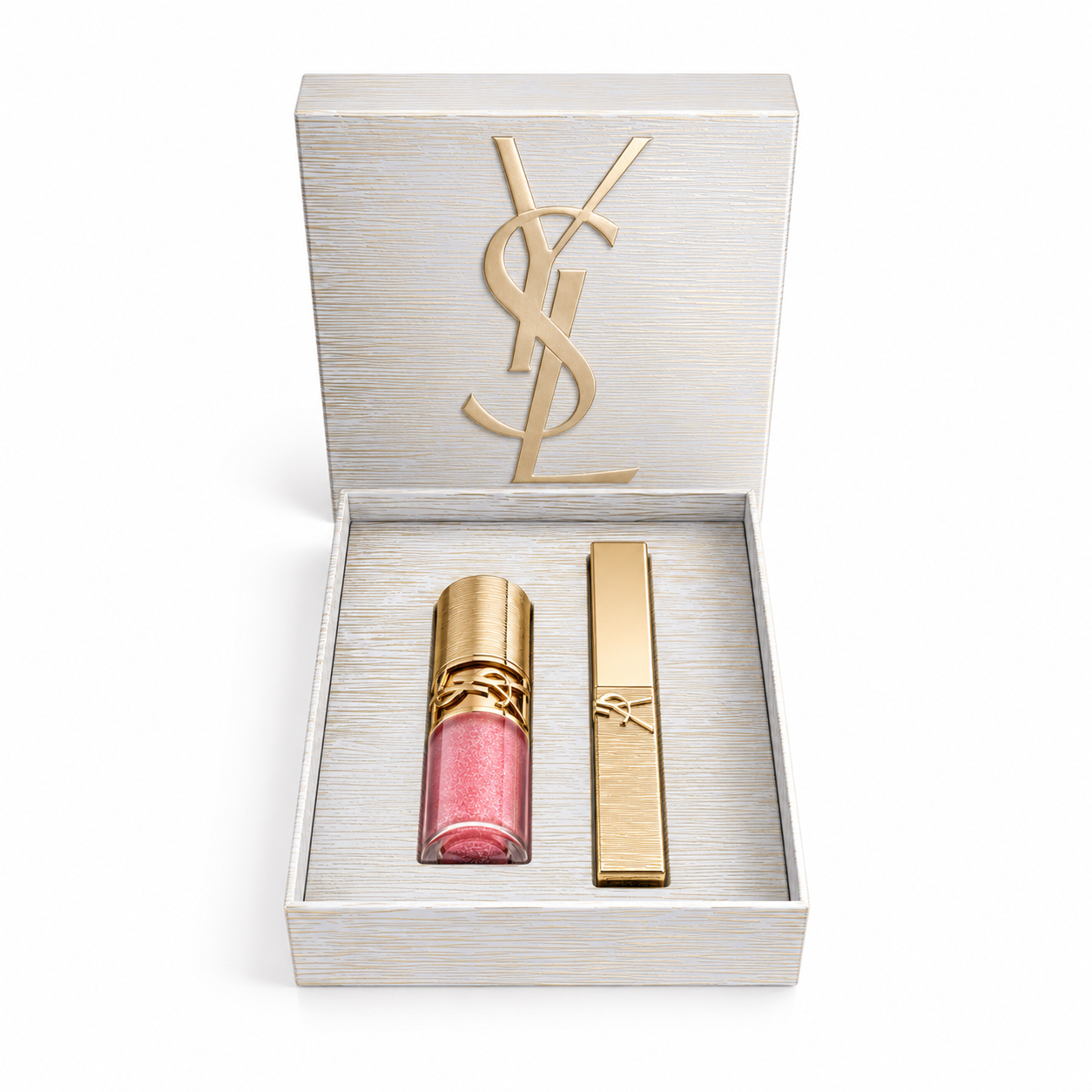 YSL The Slim 1936 Fiery Era & Loveshine Lip Oil Gloss 12 Honey Moon Duo