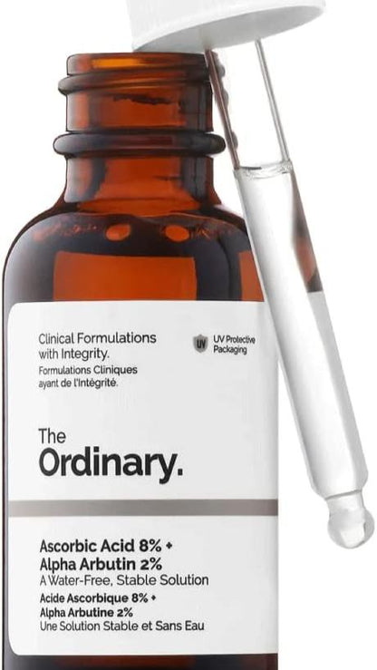 The Ordinary Ascorbic Acid 8% + Alpha Arbutin 2%: Brighten & Even Your Skin