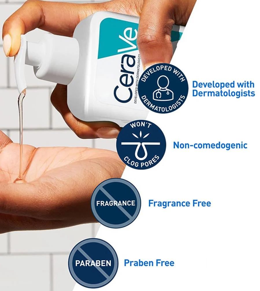 CeraVe Acne Control Cleanser 2% Salicylic Acid – Oil Control Face Wash for Acne & Blackheads
