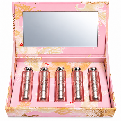 Dior Addict Lip Glow Color Reviver Balm – 5-Piece Luxury Gift Set