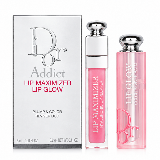 Dior Addict Lip Glow & Lip Maximizer Duo Set – 001 Pink