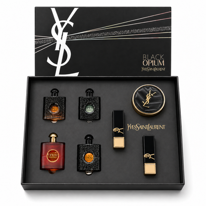 YSL Black Opium 7-Piece Fragrance & Makeup Gift Set