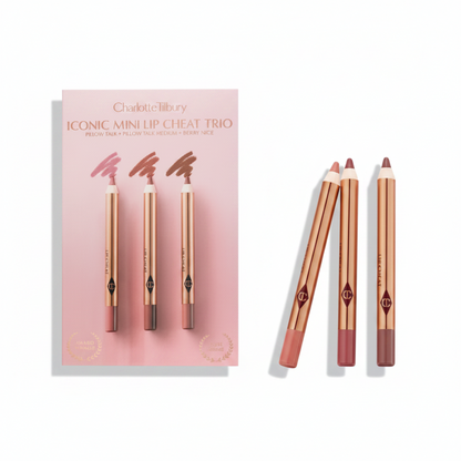 Charlotte Tilbury Iconic Mini Lip Cheat Trio — Lip Liner Set
