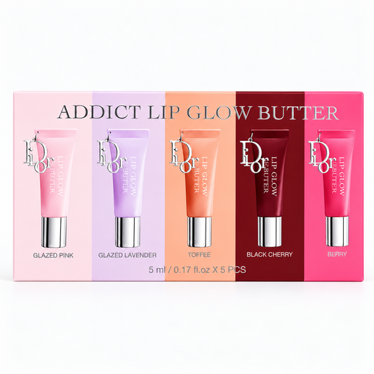 Dior Addict Lip Glow Butter 5-Piece Mini Lip Treatment Gift Set