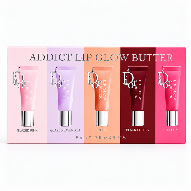 Dior Addict Lip Glow Butter 5-Piece Mini Lip Treatment Gift Set