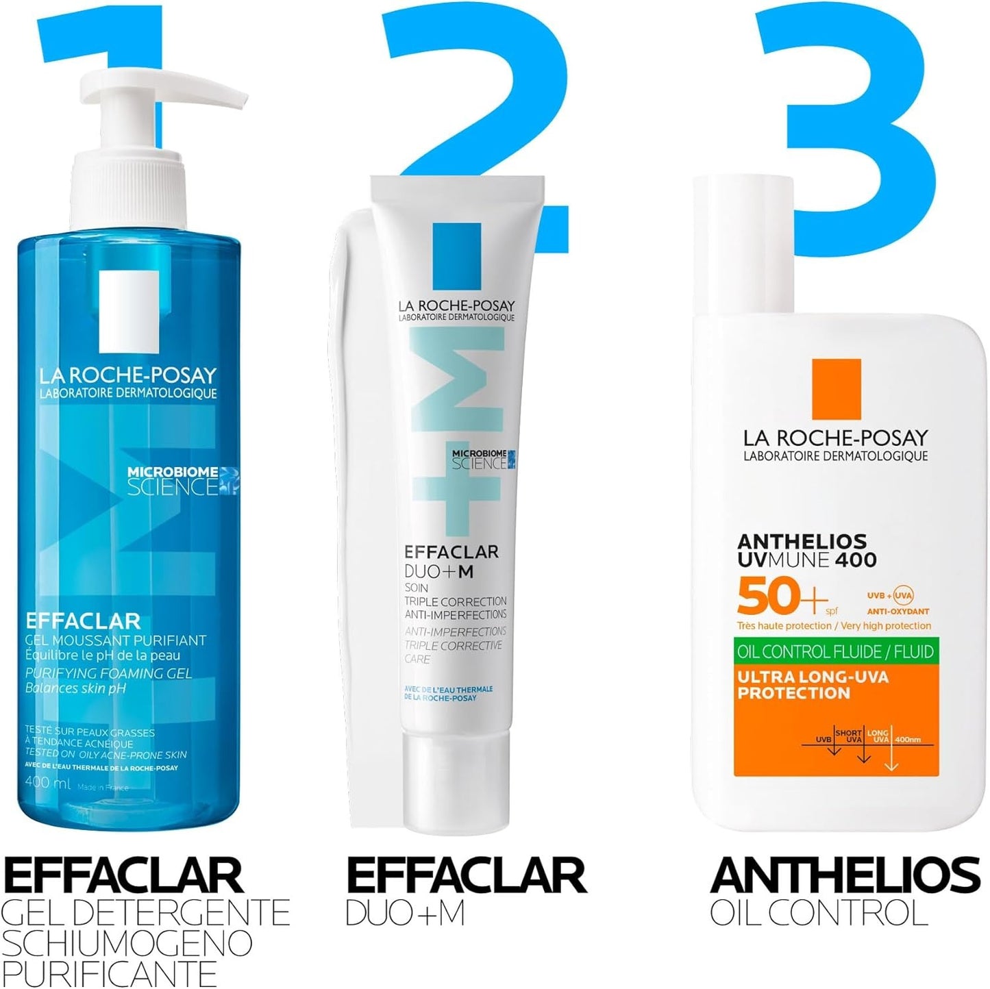 LA Roche-Posay Effaclar Duo+M Anti-Blemish Corrective Gel, For Oily, Blemish-Prone Skin