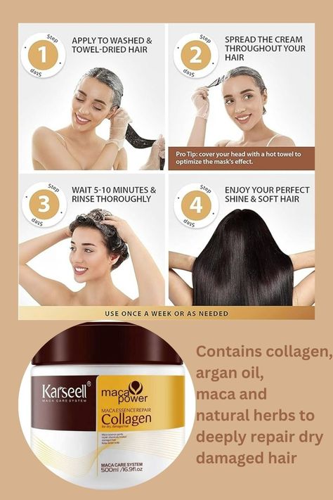 Combo Karseell Hair Mask with Nourishing Oil – Ultimate Repair & Shine