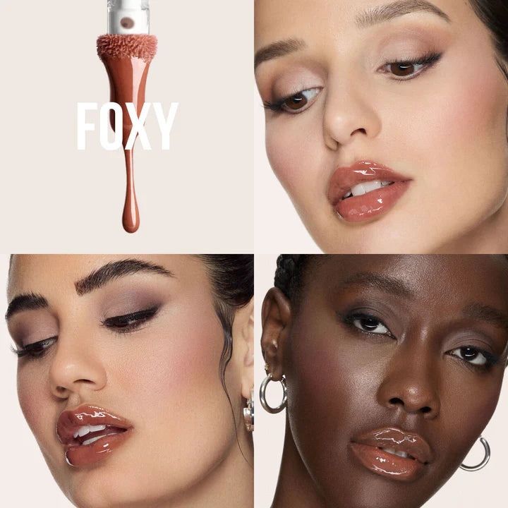 HUDA BEAUTY Faux Filler Lip Gloss | High Shine Hydrating Plumping Gloss