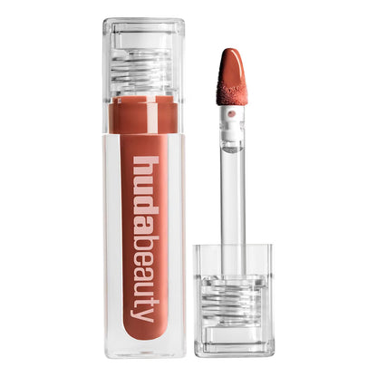 HUDA BEAUTY Faux Filler Lip Gloss | High Shine Hydrating Plumping Gloss