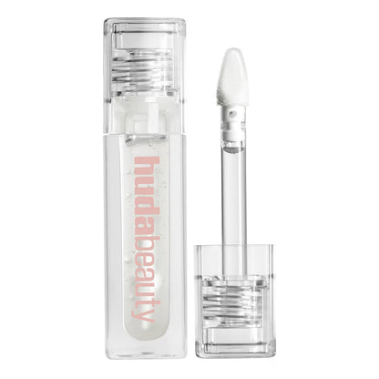 HUDA BEAUTY Faux Filler Lip Gloss | High Shine Hydrating Plumping Gloss