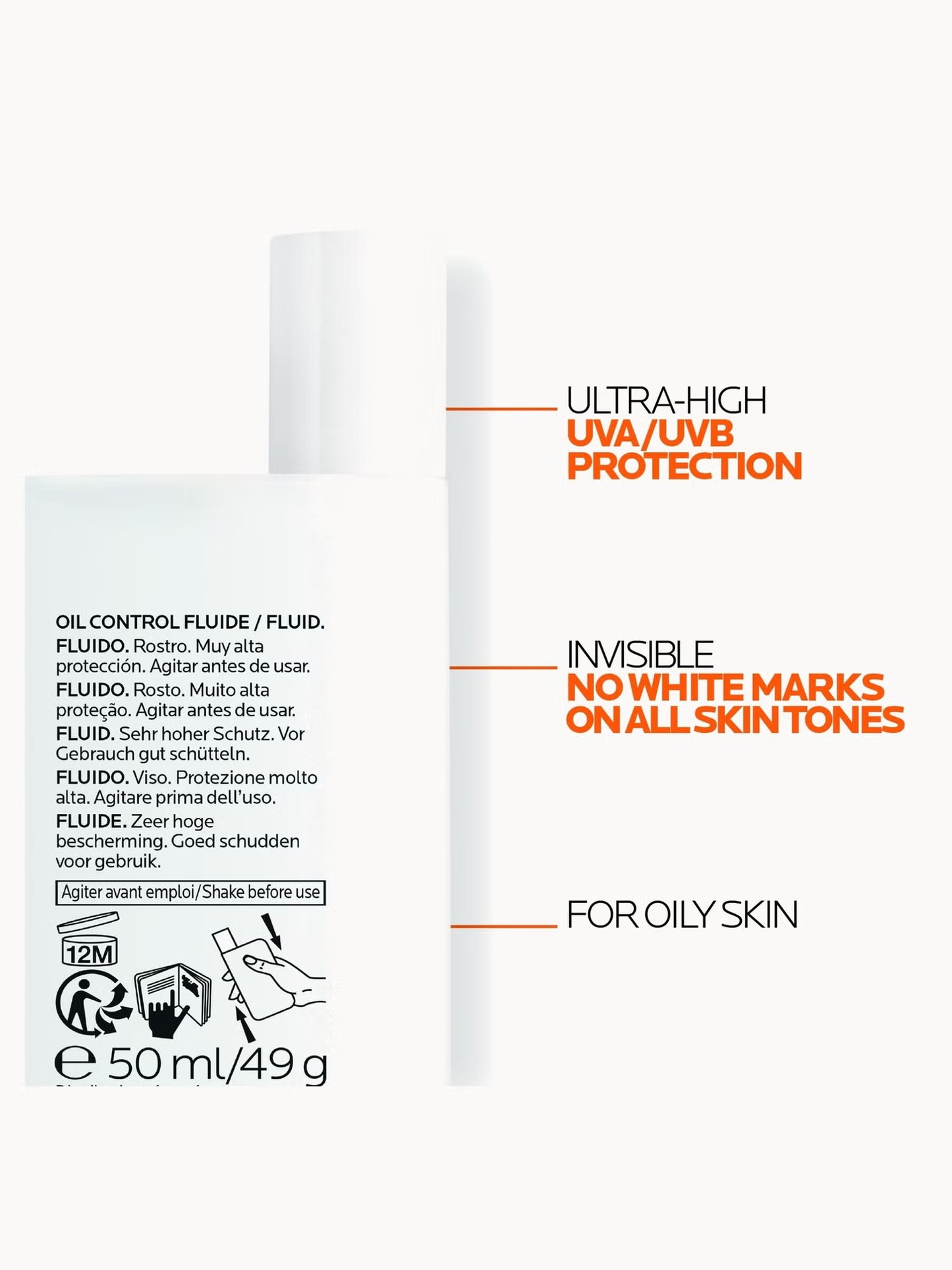 La Roche-Posay Anthelios UVMune 400 — Oil Control Fluid SPF50+ (50ml)