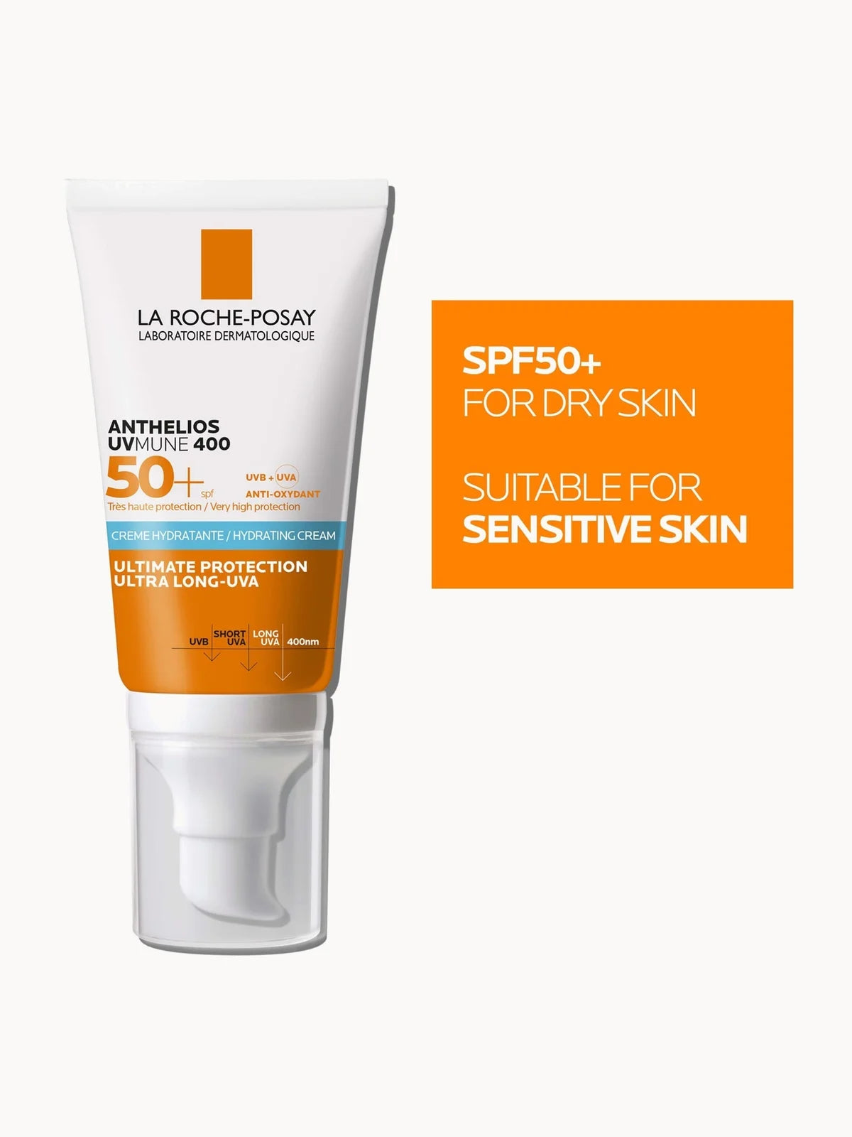 La Roche-Posay Anthelios UVMune 400 Hydrating Suncream SPF50+ (50ml)