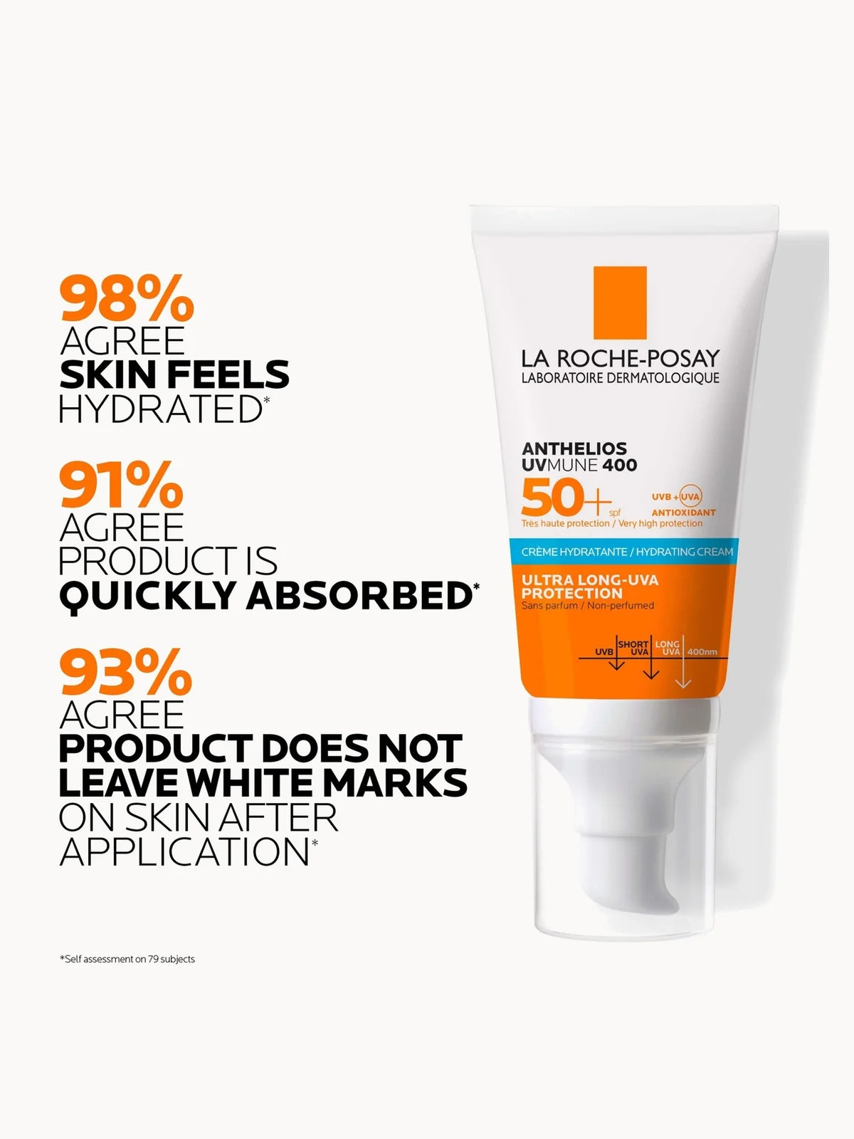 La Roche-Posay Anthelios UVMune 400 Hydrating Suncream SPF50+ (50ml)