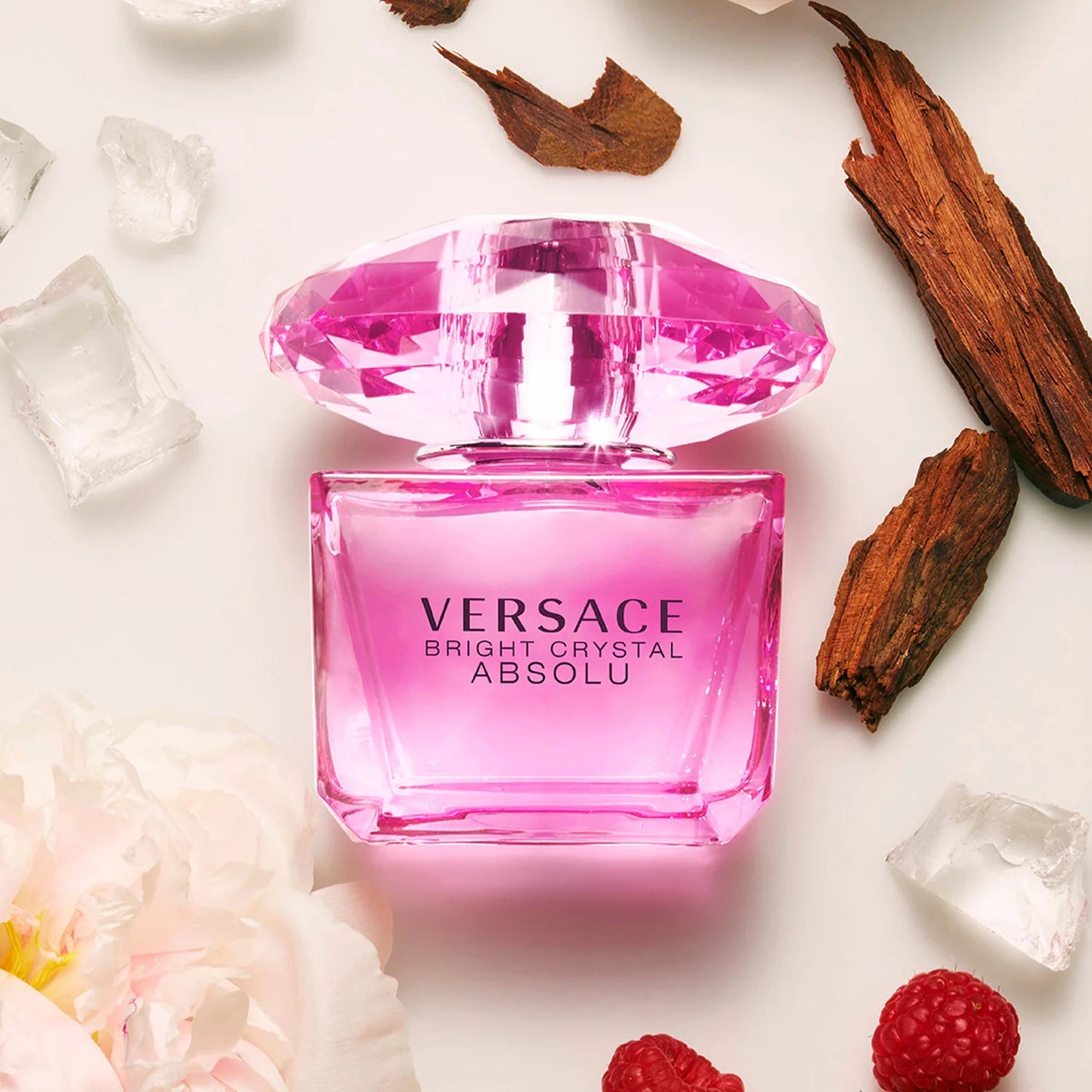 Versace Bright Crystal Absolu Eau de Parfum – Intense Floral Fruity Women's Fragrance