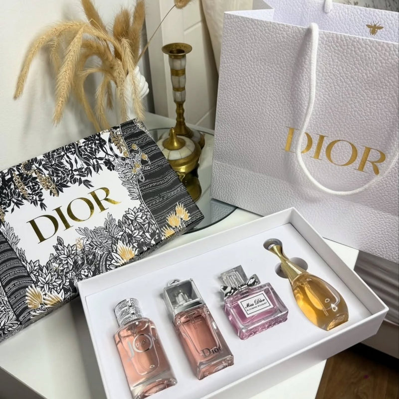 Dior 4-Piece Parfum Set – A Luxurious Quartet of Iconic Scents
