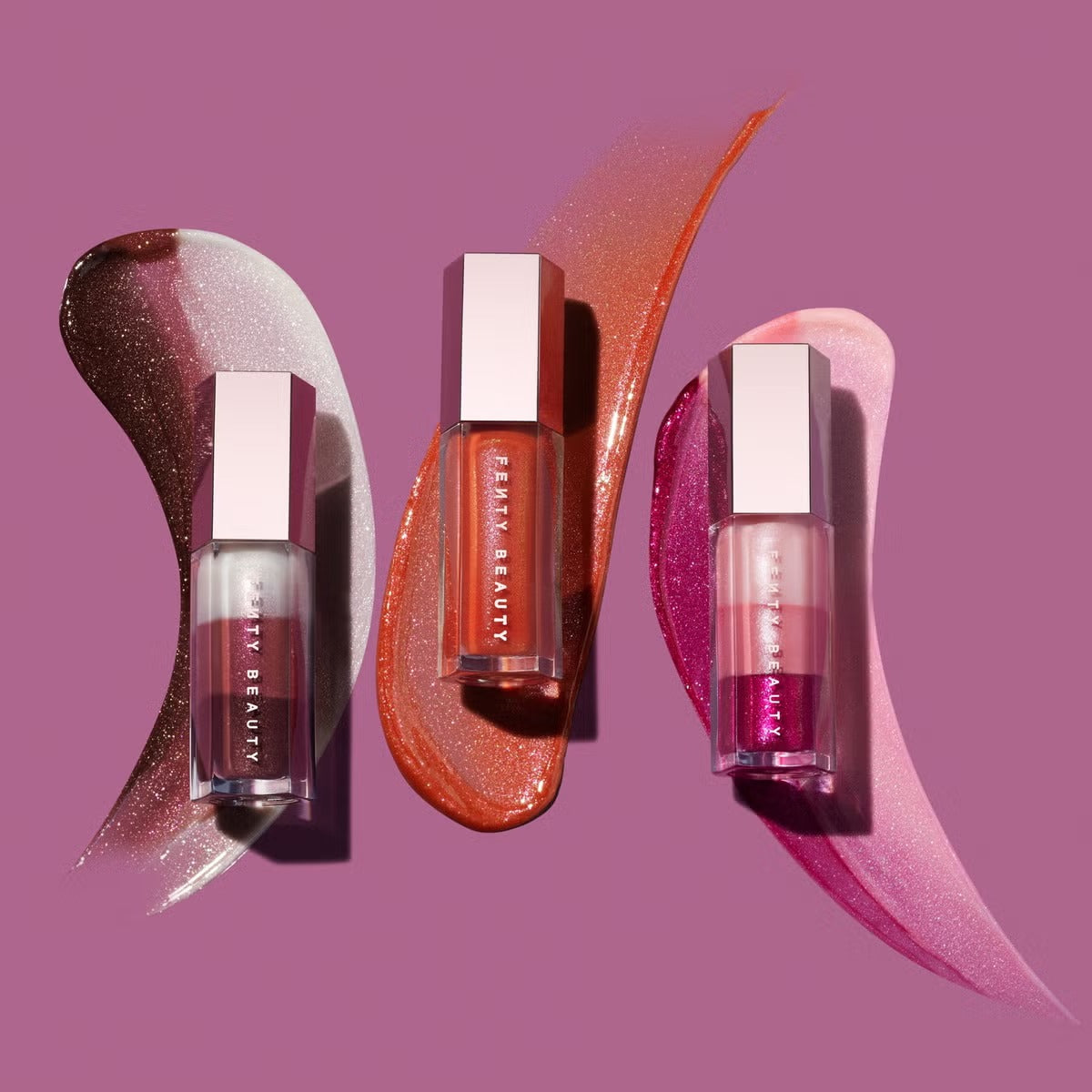 Fenty Beauty Glossy Posse VIII — Gloss Bomb Stackz 3-Piece Lip Luminizer Set