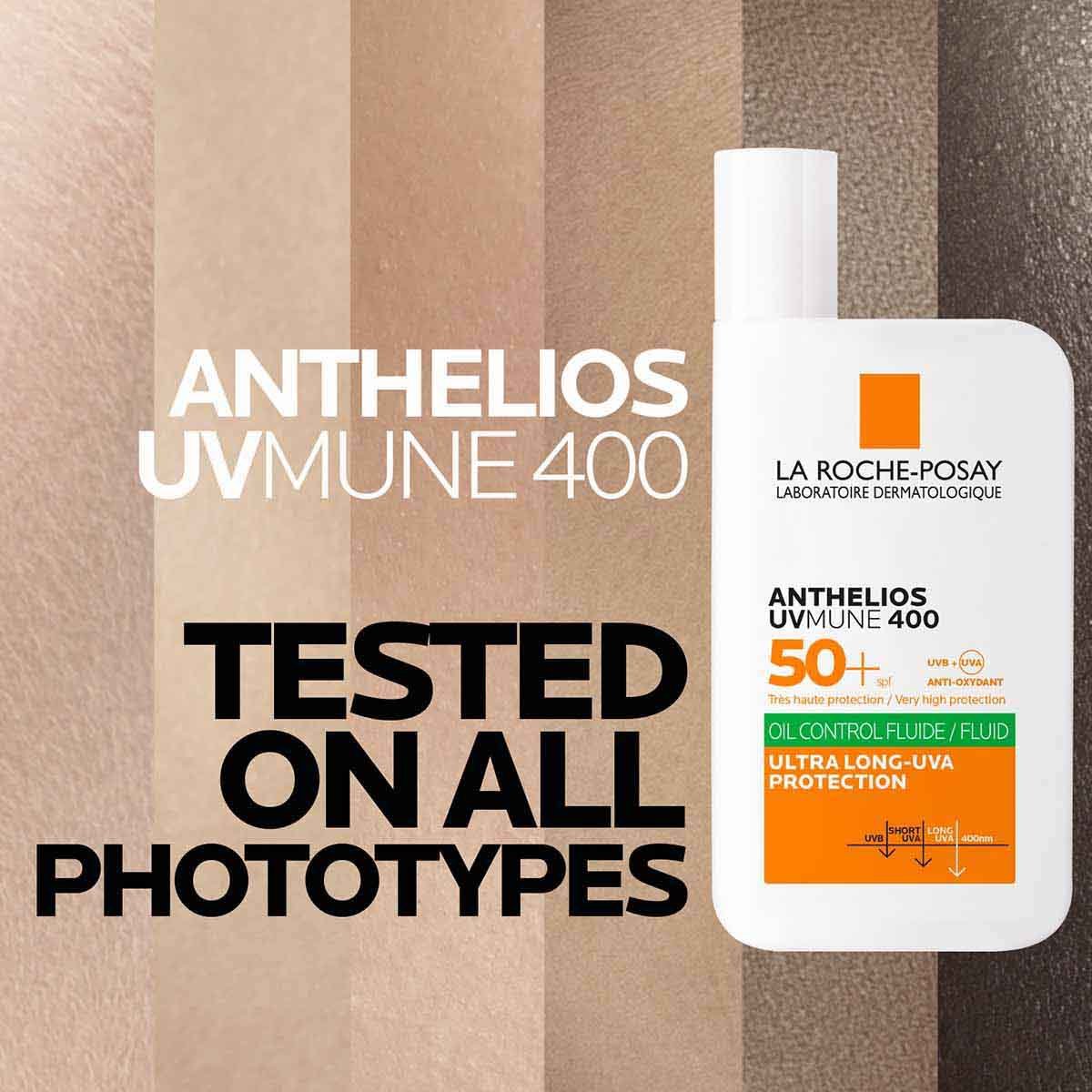 La Roche-Posay Anthelios UVMune 400 — Oil Control Fluid SPF50+ (50ml)