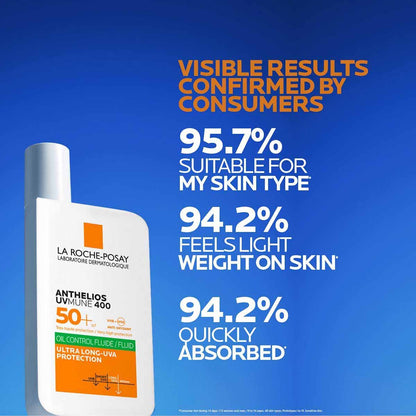 La Roche-Posay Anthelios UVMune 400 — Oil Control Fluid SPF50+ (50ml)