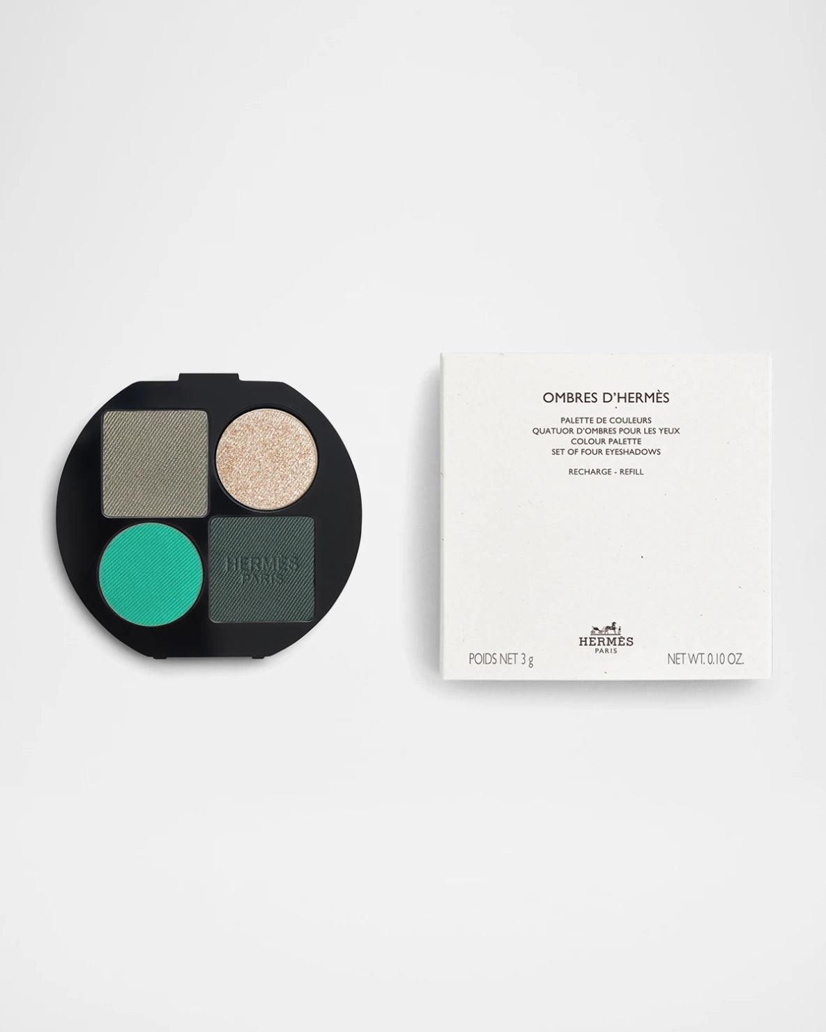 Hermès 4 Color Eyeshadow Palette – Premium Shimmer & Matte Eye Makeup Kit