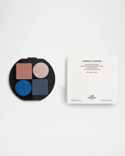Hermès 4 Color Eyeshadow Palette – Premium Shimmer & Matte Eye Makeup Kit