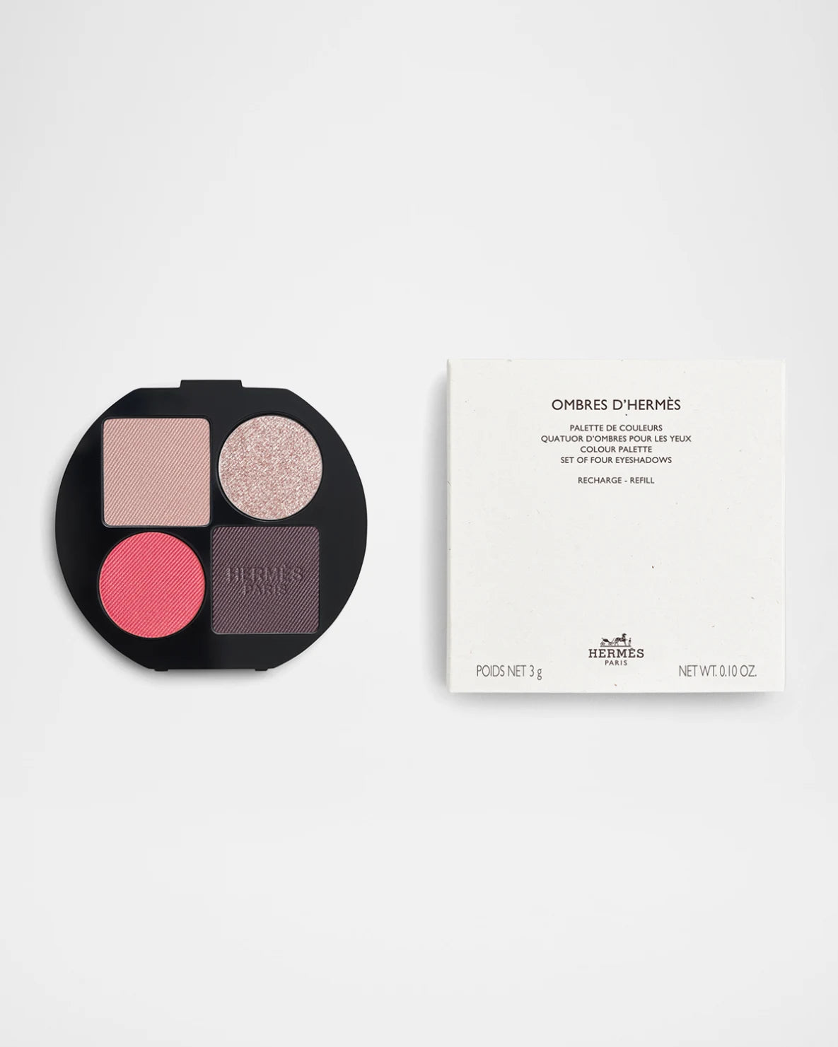 Hermès 4 Color Eyeshadow Palette – Premium Shimmer & Matte Eye Makeup Kit