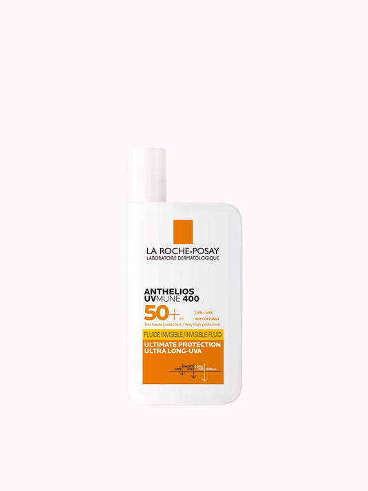 La Roche-Posay Anthelios UVMune 400 — Invisible Fluid Sunscreen SPF50+ (50ml)