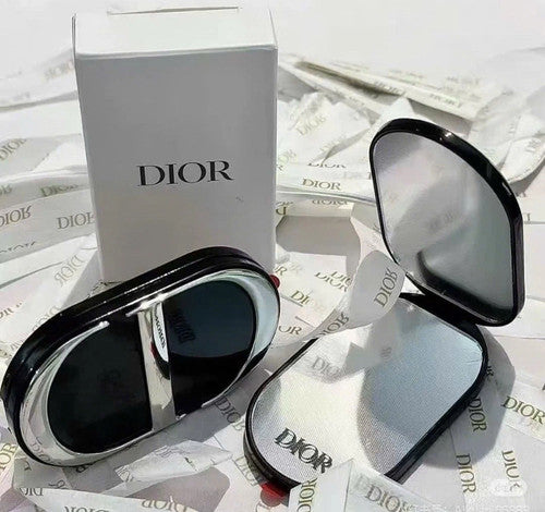 Dior CD Logo Dual Makeup Mirror & Phone Holder Stand