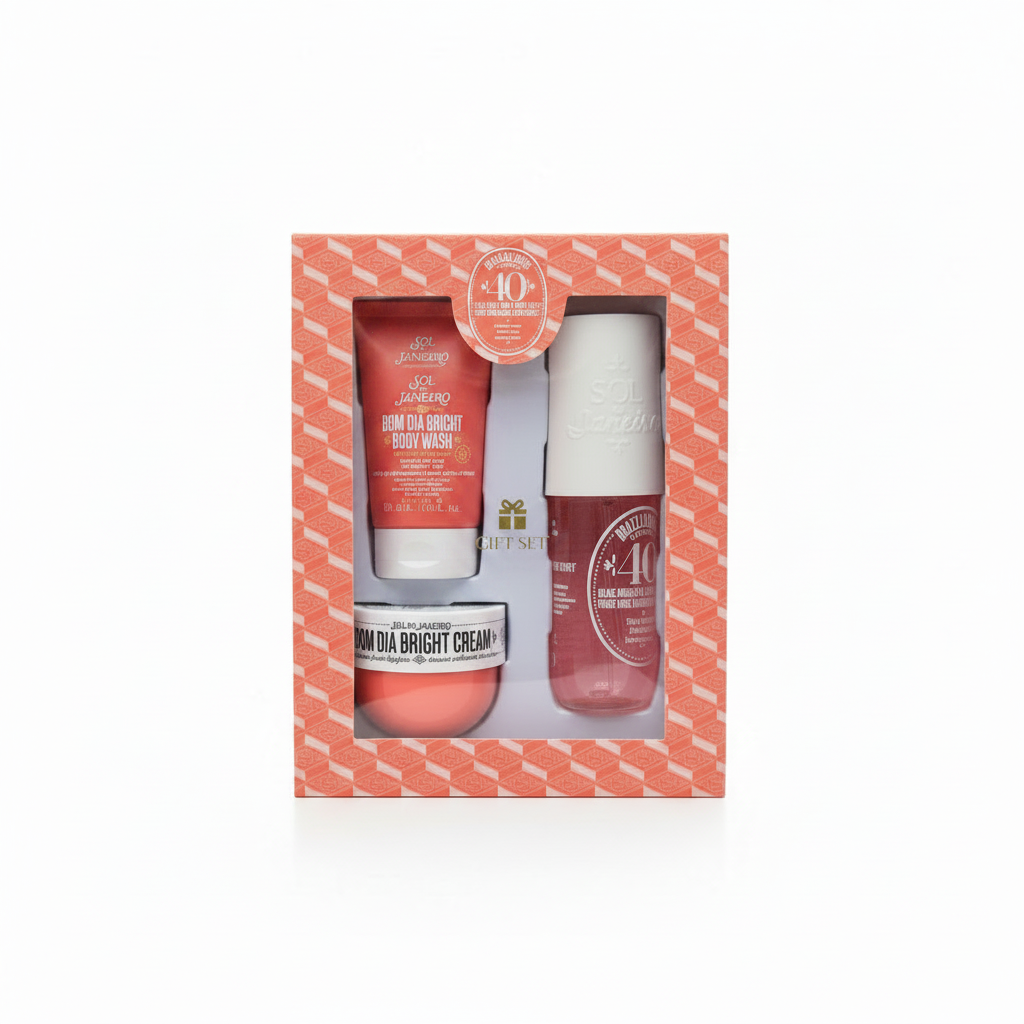 Sol de Janeiro Getaway Set – Shower Wash, Cream & Perfume Mist