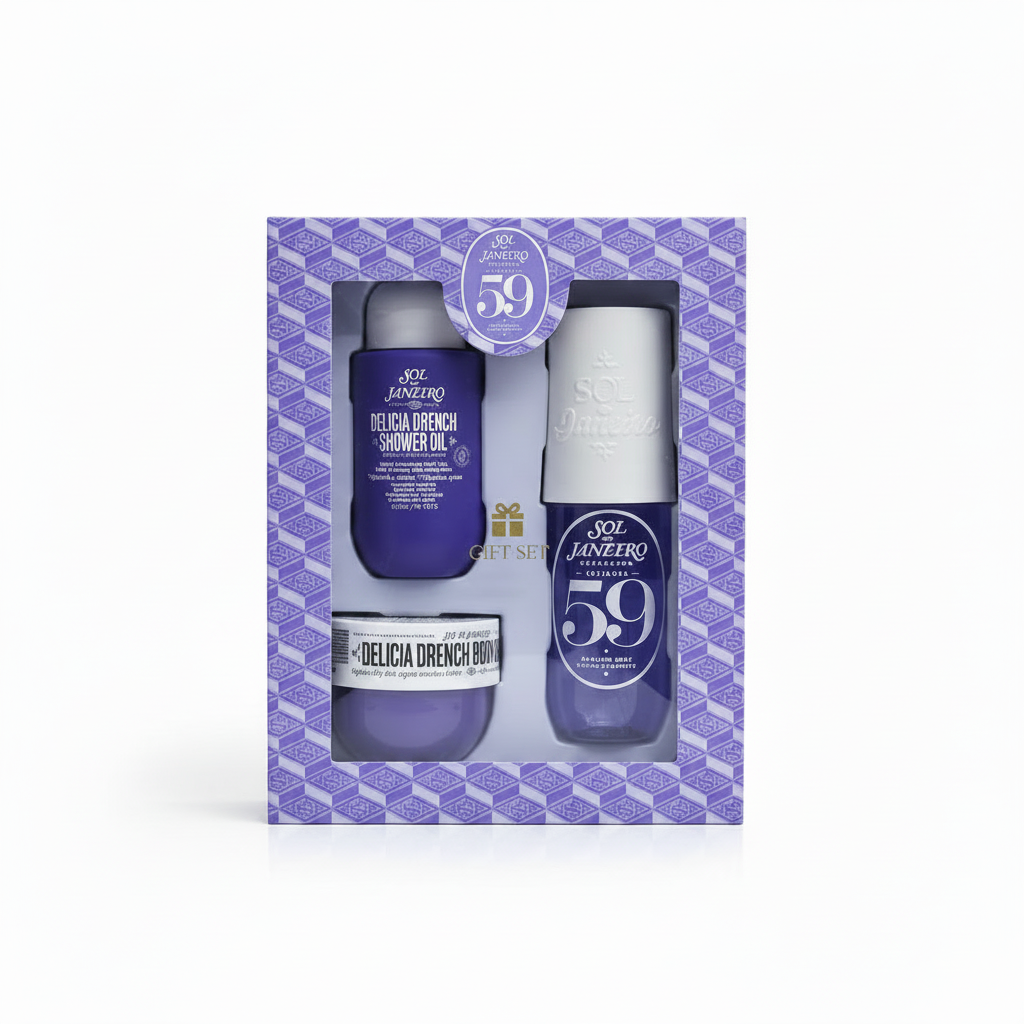 Sol de Janeiro Getaway Set – Shower Wash, Cream & Perfume Mist