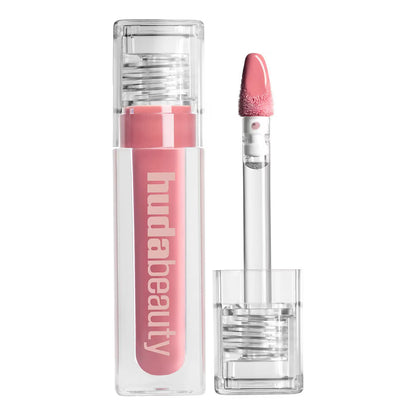 HUDA BEAUTY Faux Filler Lip Gloss | High Shine Hydrating Plumping Gloss